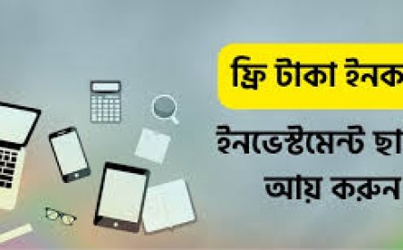অনলাইন থেকে ফ্রি টাকা ইনকাম করার উপায়