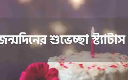 জন্মদিনের শুভেচ্ছা স্ট্যাটাস বন্ধু